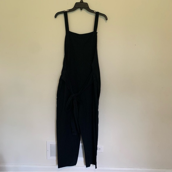 AG Adriano Goldschmeid The Darcy Tie Waste Jumpsuit cotton Linen Blend Size L - Picture 9 of 14